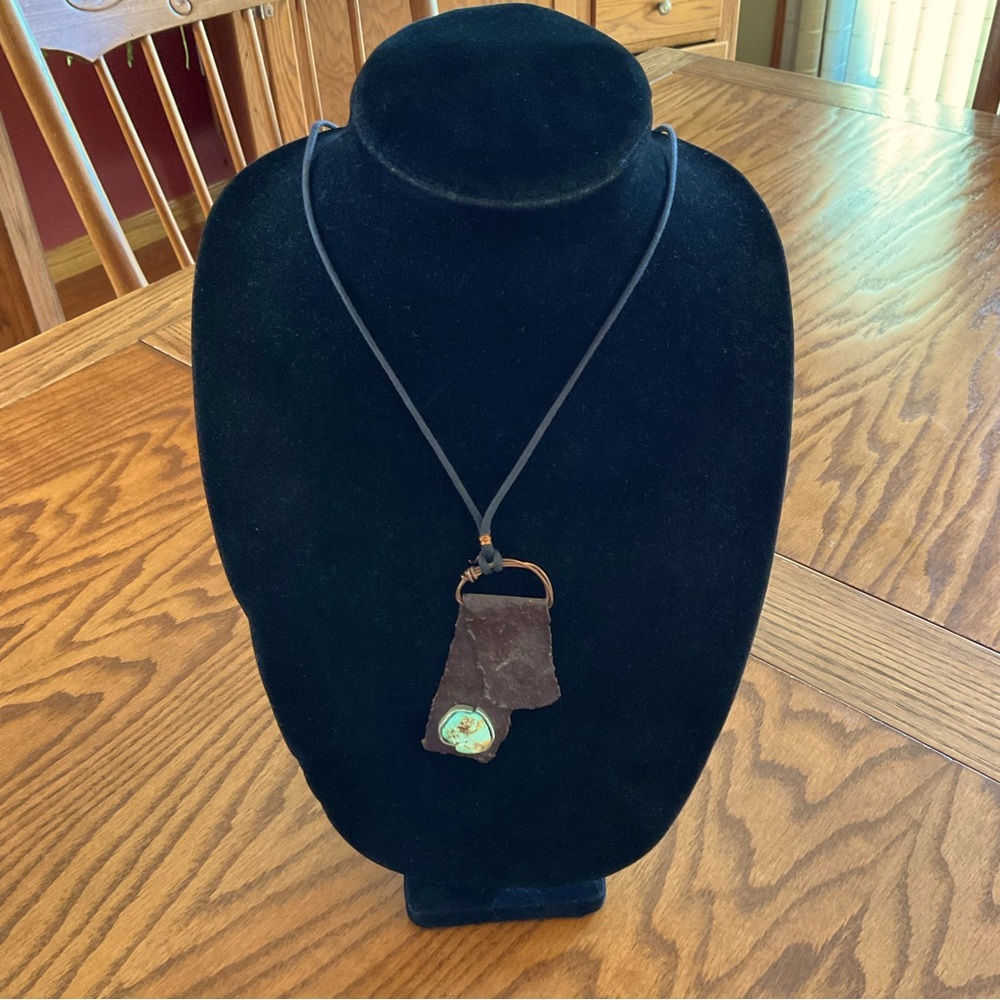 Turquoise Necklace 16” in Length